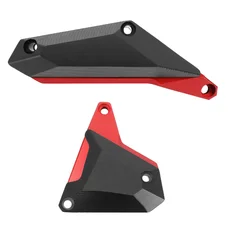 SLIDER ENGINE GUARDS FOR YAMAHA 700 MT-07 2014> ALU CNC RED/BLACK (PAIR)  -AVOC-