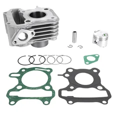 CYLINDRE SCOOT ADAPTABLE PEUGEOT 50 TWEET 4T, VIVACITY 4T, SPEEDFIGHT 3 4T/SYM 50 MIO 4T, ORBIT 4T, SYMPHONY 4T (DIAM 37mm - AXE DE PISTON 10mm)  -MAGNETI MARELLI-