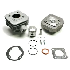COMPLETE CYLINDER KIT FOR SCOOT  PEUGEOT 50 TKR, TREKKER, SPEEDFIGHT AIR, VIVACITY, BUXY, SQUAB, ZENITH, ELYSEO  -ALUMINIUM NIKASIL AIRSAL-