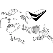 Reservoir-boite filtre-selle