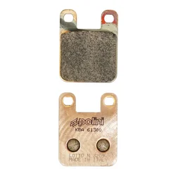 BRAKE PADS - POLINI  APRILIA 50 RS MINARELLI AM6 / BETA 50-125 EIKON / MBK 50 X-LIMIT MINARELLI AM6 / PEUGEOT 50-125 ELYSEO / YAMAHA 50 TZR MINARELLI  (174.2015)  (SINTERED)