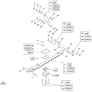 Suspension arrière - Amortisseur/s