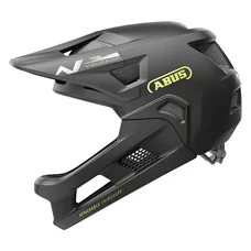 CASQUE VELO ENFANT VTT/BMX ABUS YOUDROP FF VELOURS NOIR TAILLE S (48-55cm) REGLAGE MOLETTE