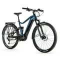 VELO ELECTRIQUE/VAE VTC 29 LEADER FOX AXEN TOUT SUSPENDU HOMME BLEU MAT 10V MOTEUR CENTRAL PANASONIC GX ULTIMATE 36V 90Nm BATTERIE 20Ah (CADRE 19,5" - H50cm - L - ADULTE DE 178cm à 185cm)