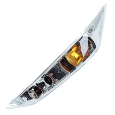 CLIGNOTANT SCOOT ADAPTABLE PIAGGIO 50 ZIP 2000> AV GAUCHE TRANSPARENT (HOMOLOGUE CE)  -P2R-