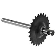 PEDAL AXLE FOR MOPED  PEUGEOT 103 SP-MVL (24 TEETH) -SELECTION P2R-