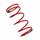 RESSORT VARIATEUR SCOOT REPLAY POUR MBK 50 BOOSTER, NITRO/YAMAHA 50 BWS, AEROX/APRILIA 50 SR/MALAGUTI 50 F12 ROUGE (4,0x110MM)