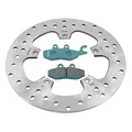 BRAKE KIT (DISC + PADS) FRONT "PIAGGIO GENUINE PART" 125-250 X8, 300 CARNABY/GILERA 125-250 NEXUS/APRILIA 125-300 SR-MAX  -1R000487-