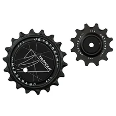 GALET DERAILLEUR AOPW-AERO TRIPEAK 12-18 DENTS CERAMIQUE 12x2V. SHIMANO DURA-ACE R9200, ULTEGRA R8100, 105 R7100, SRAM AXS RED E1/FORCE E1 NOIR (VENDU AU KIT) (GARANTIE 4 ANS)