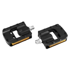 PEDALE CITY NEWTON PLIANTE FULL ALU NOIR/NOIR 9/16 ROULEMENT DU (PAIRE SUR CARTE)