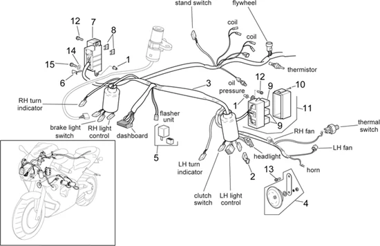 Circuit electrique av.