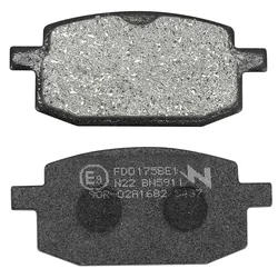 BRAKE PADS SET (2 pads) -  NEWFREN FOR PEUGEOT 50 V-CLIC Front  / PGO 50 BIG MAX 1994>2002 Front  / MBK 100 BOOSTER 1999>2001 Front  / YAMAHA 100 BWS 1999>2001 Front   (FD0175BE)  (SCOOTER ACTIVE ORGANIC)