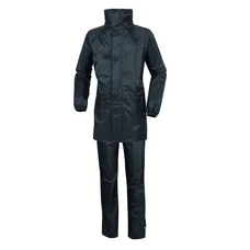 RAIN SUIT - TUCANO SET DILUVIO START BLACK  XL  (PANTS+JACKET)- APPROVED EN 14360:2004