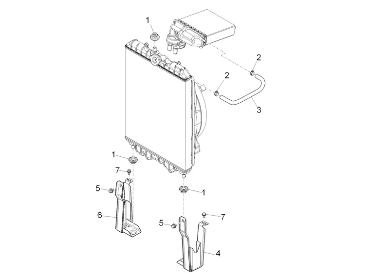 Composants du système de refroidissement 