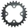 PLATEAU VTT 4BRA D.64 POUR SHIMANO DEORE M590 TRIPLE 26DTS INTERIEUR ORIGINE 9V.