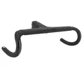 CINTRE ROUTE ITM CH1R CARBONE MAT L 42 EXTERIEUR (AXE-AXE 40cm) AVEC POTENCE INTEGREE L 100mm D 28.6mm POUR PASSAGE CABLE INTERNE