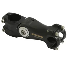 STEM FOR MTB/TREKKING  - P2R -ADJUSTABLE- BLACK Ø25,4 - For FORK 1" 1/8  - Lg 105mm