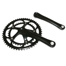 CHAINSET FOR ROAD BIKE- 9/10 Speed BLACK 172,5mm 39-53 Ø 130mm  -SELECTION P2R-