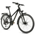 VELO MUSCULAIRE VTC 28 LEADER FOX ESPIRIT 2025 FEMME NOIR 9V CADRE ALU 18 POUCES (TAILLE ADULTE 168 à 178 cm)