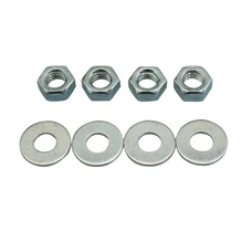 NUT FOR CYLINDER HEAD Ø M7 Hg  5mm with washer FOR  MINARELLI 50 AM6 / DERBI / PEUGEOT 103 / MBK 51 / MOTOBECANE  (SET OF 4)