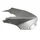 COUVERCLE RESERVOIR GAUCHE GRIS ORIGINE PIAGGIO APRILIA 1200 CAPONORD 2014>  -B04483900YE5 -