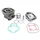 HAUT MOTEUR SCOOT ADAPTABLE PIAGGIO 50 NRG/GILERA 50 RUNNER, DNA/APRILIA 50 SR LIQUIDE/DERBI 50 GP1 2000> -ALU NIKASIL P2R