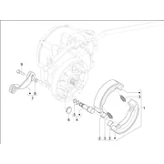 Frein posterieur - Mâchoire