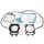 JOINT MOTEUR MAXISCOOTER ADAPTABLE SUZUKI 400 BURGMAN AN LC 4T 2003>2006  (POCHETTE COMPLETE)  -ARTEIN-