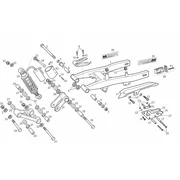 Fourche arriere - Amortisseur