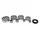 ROULEMENT BOITE DE VITESSES + CAGE AIGUILLES 50 A BOITE P2R SKF ADAPTABLE MINARELLI 50 AM6/BETA 50 RR/RIEJU 50 MRT/SHERCO 50 SE-R/MBK 50 X-POWER/PEUGEOT 50 XPS (ROULEMENTS SKF + DOUILLES INA)