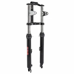 FOURCHE CYCLO EBR POUR MBK 51 NOIR (DIAM 28 mm) (QUALITE 100% MADE IN ITALY)