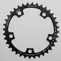 PLATEAU ROUTE 5BRA D.110 MICHE 36DTS INTERIEUR TYPE SHIMANO ET CAMPAGNOLO ALU NOIR 9/10V.