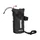 SACOCHE DE CINTRE/GUIDON VELO ZEFAL Z-ADVENTURE POUCH BAG NOIRE FIXATION VELCROS (Lg180mm x D90mm - 1.1 LITRE) - AVEC REFLECTEURS