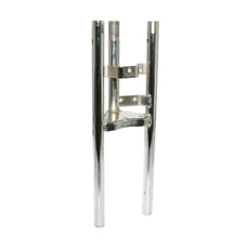 FORK BODY FOR MOPED PEUGEOT 103 MVL CHROME  -SELECTION P2R-
