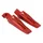 REAR FOOTRESTS FOR YAMAHA 700 MT-07 ALU CNC ANODIZED RED - With pattern (PAIR)  -AVOC-