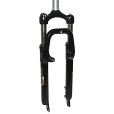 FORK- FOR TREKKING BIKE 28 " ZOOM (COIL) BLACK - ADJUSTABLE/LOCKOUT- TRAVEL. 50MM- THREADLESS STEERER Ø 1''1/8-28,6 OUTER COMPATIBLE V-BRAKE/DISC