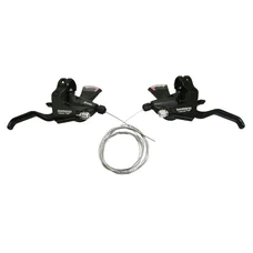 LEVIER/MANETTE VTT PATIN SHIMANO ALTUS M310 3x8V. NOIR V-BRAKE (PAIRE)