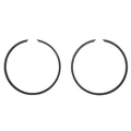 PISTON RING FOR SCOOT AIRSAL FOR  PEUGEOT 50 LUDIX ONE-TREND-SNAKE-CLASSIC (SOLD PER PAIR)