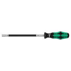 TOURNEVIS A TETE FLEXIBLE WERA 391 6 PANS DIAM 8 mm NOIR/VERT (VENDU A L'UNITE)  -MARQUE ALLEMANDE POUR LES ATELIERS-
