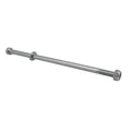 AXLE FOR REAR SHOCK ABSORBERS FOR MOPED 103 PEUGEOT- L.205mm Ø8mm- WITH WASHERS+NYLON NUTS - P2R SELECTION