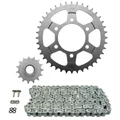 CHAIN AND SPROCKET KIT FOR KAWASAKI 600 ZX-6R 1998>2002, 636 ZX-6R 2002  525  40x15  (SPROCKET Ø 80/104/10.5) (OEM SPECIFICATION)  -AFAM-