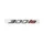 AUTOCOLLANT/STICKER/DECOR "300 IE" ORIGINE PIAGGIO 300 MP3 2010> GRIS CLAIR  -672214-