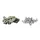 STEEL CAPTIVE NUT FOR BODY PARTS Ø 5mm WITH SCREWS (SET OF 25 PIECES)  -SELECTION P2R-