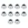 ECROU 6 PANS EPAULE M10 x 150 ACIER (SACHET DE 10 PIECES) -SELECTION P2R