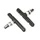 BRAKE PADS FOR MTB- THREADED STUD ASSYMETRIC- LEGION "SILENT" /MULTI AUTOMATIC ADJUSTEMENT 70mm BLACK (1 PAIR)