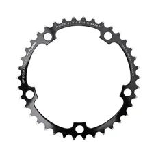 CHAINRING FOR ROAD BIKE- 5 Arms- 38T DIAM 130 -INNER- ALUMINIUM BLACK- 7075 TA ALIZE    (SHIMANO TYPE) 8/9/10 Speed-.