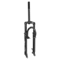 FOURCHE VTT 26 " VENTURA A SUSPENSION ACIER RESSORT/ELASTOMERE POUR V/BRAKE ET DISQUE NOIR DEB. 80mm PIVOT (220/85mm) FILETE 1"1/8-25,4 INTERIEUR