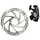 DISC BRAKE KIT- VTT MECANICAL -  FRONT (CALIPER + DISC) 160mm POST MOUNT + INTERNATIONAL STANDART ADAPTER - rear 140 mm-front 160 mm