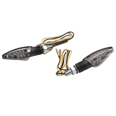 CLIGNOTANT UNIVERSEL REPLAY MINI CAP 12 LEDS TRANSPARENT/CARBONE (L 63mm / H 22mm / L 28mm) (PAIRE) (HOMOLOGUE CE) (PAIRE)