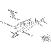 Bras oscillant-amortisseur